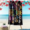 Treasure Monster 2D Flat Print Beach Towel, Large Soft Quick Dry Towel for Beach Camping Swimming.MSTJ0918333
