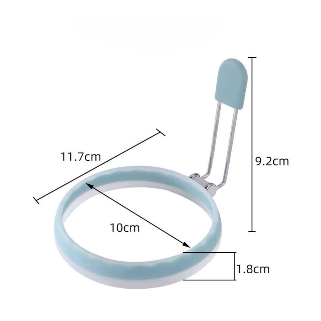 Герметичная форма для жидких яиц, силиконовые кольца для яиц, усовершенствованная антипригарная фритюрница для блинов и сэндвичей на завтрак