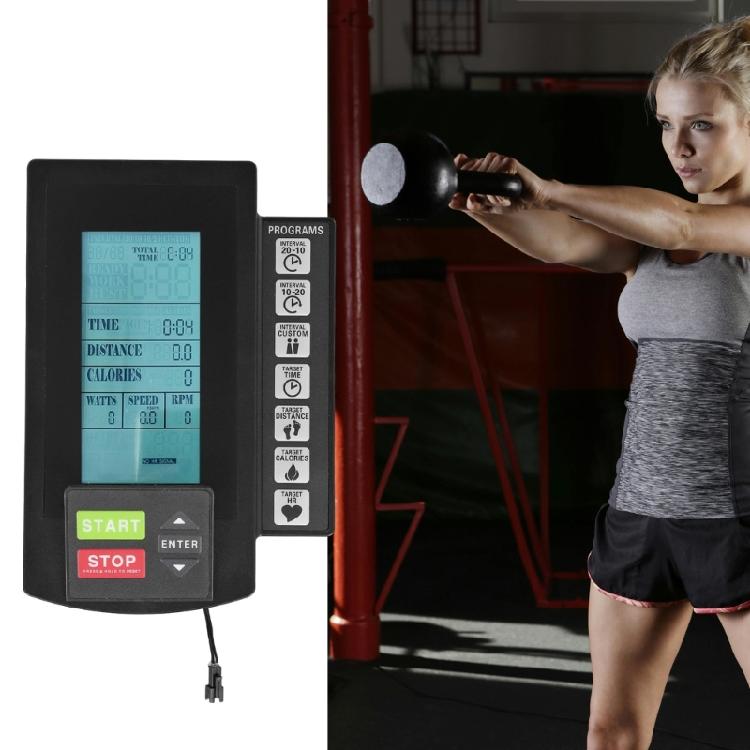 Велокомпьютер Спидометр Монитор сердечного ритма ЖК-дисплей для электровелосипеда для велотренажеров и фитнес-оборудования