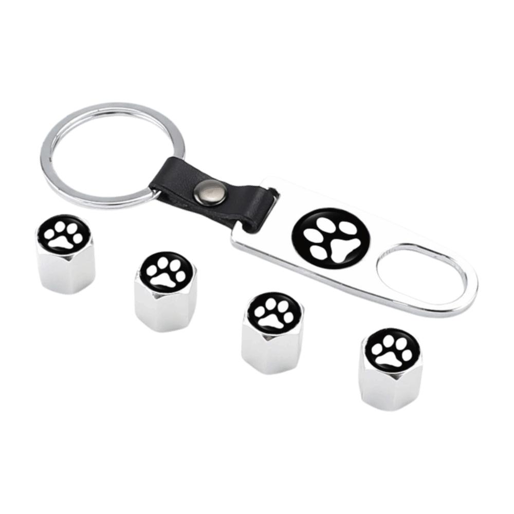 Cute Tire Valve Covers Durable Valve Cap Cat's Paw Valve Covers Motorcycles