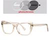 0 -0.5 -0.75 To -6.0 Blue Light Blocking Nearsighted Glasses For Women Spring Leg Cat Eye Minus Degree Prescription Spectacles