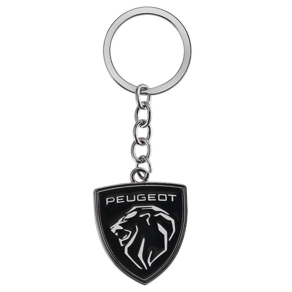 2026 Hot Car Sticker Car Key Holder Keychain Pendants Keyring For Peugeot 206 208 3008 308 207 508 107 307 4008 Auto Keychains D