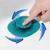 Silicone Kitchen Sink Plug Shower Filter Drain Cover Stopper Hair Catcher Sink Strainer Drainer Floor Drain Bathroom Accessories