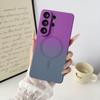 Luxury For Magsafe Gradient Silicone Multicolour Case for Samsung Galaxy S26 S25 S23 S22 S24 S21 Ultra+ Wireless Charging Cover
