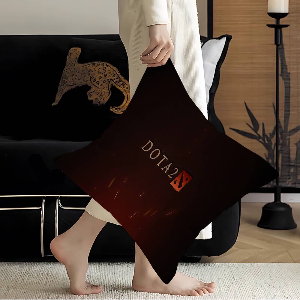 Hot Game DDota  Cushion Cover Pillow Cover Decor Pillowcase Printed Cushion Case for Couch