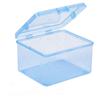 Multi-purpose Transparent Plastic Storage Box Rectangular Shape Collection Box Jewelry Container Desktop Organizer Cards Box
