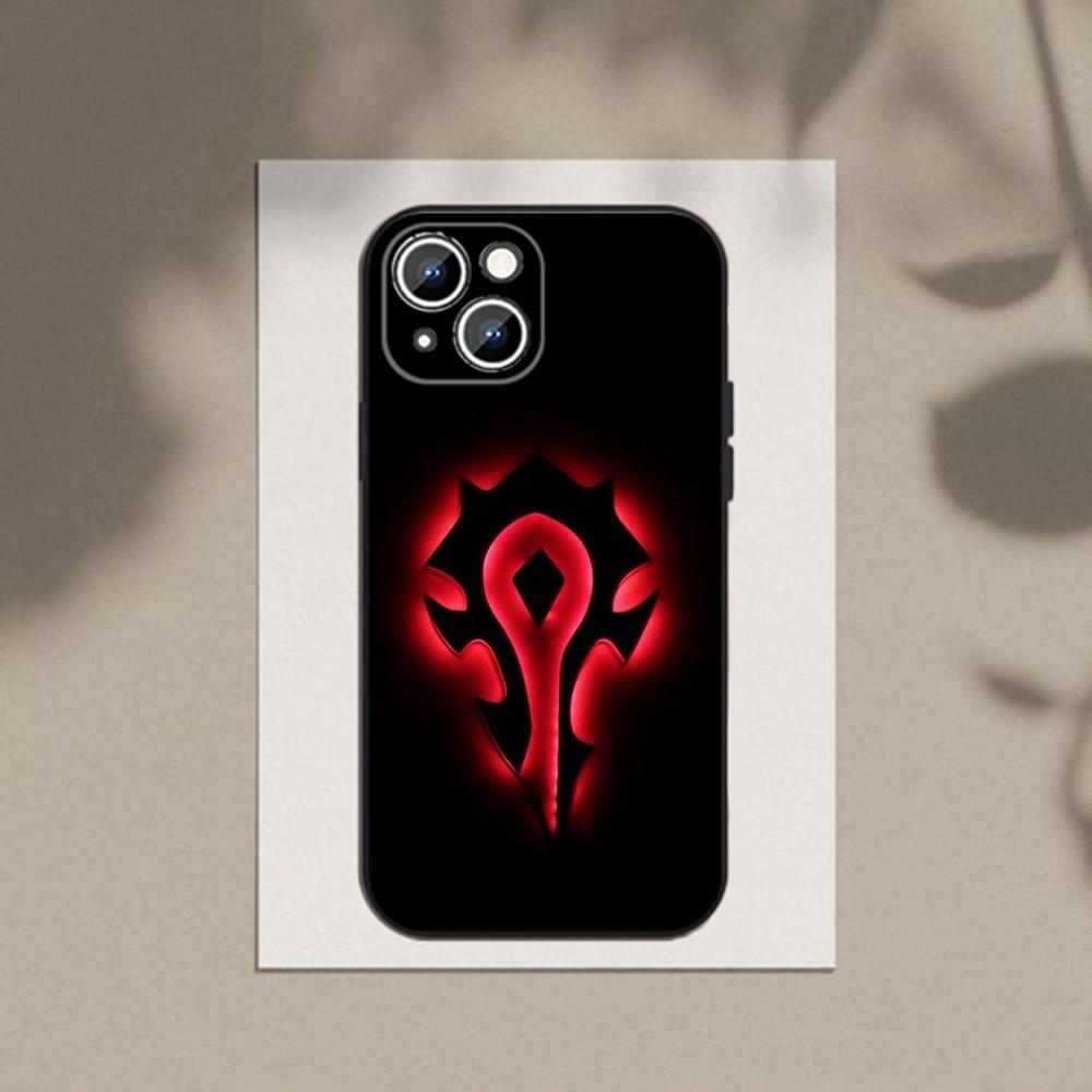 W-World Of W-Warcraft Phone Case For Apple iPhone 15,14,13,12,11,XS,XR,X,8,7,Pro,Max,Plus,mini Silicone Black Cover