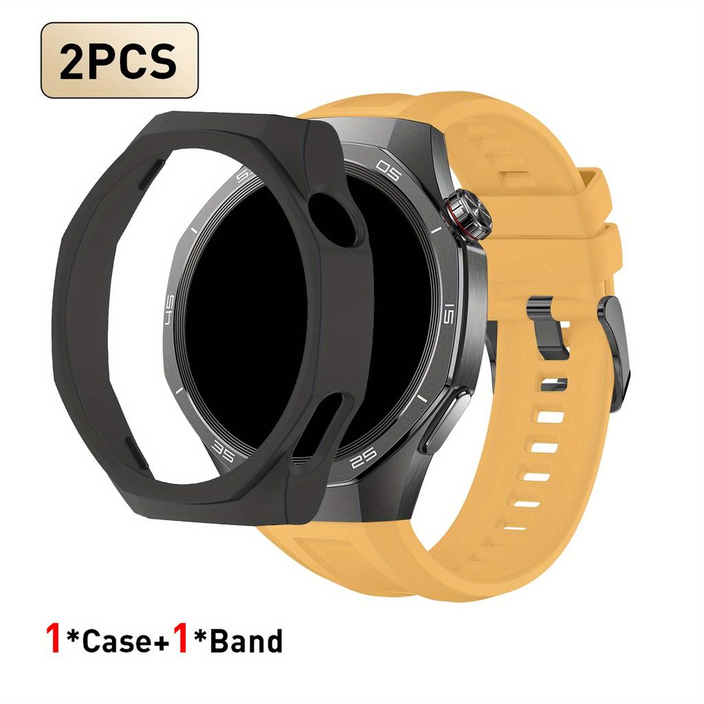 Ремешок для часов Huawei Watch GT5 Pro 46 мм Ремешок 222 мм Полуобхватный PC Вырез Защитный чехол Запасной ремешок для часов