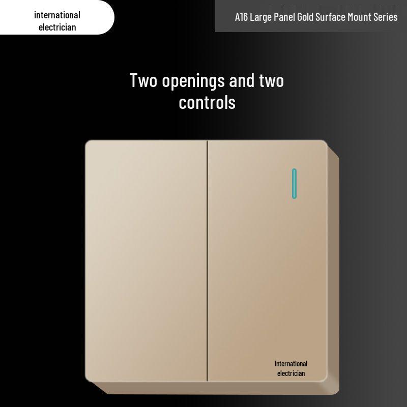 Сверхтонкая 16A накладная электрическая розетка с пятиконтактной настенной панелью для бытового использования и использования с кондиционером