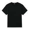 Men Black Print T-shirt Super Large TShirt Allegedly No-Cut Transfer Paper Print Cotton Tshirt
