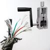 Manual Wire Stripping Machine Portable Copper Stripper with Hand Crank Double Purpose Wire Stripping Tool Accessories