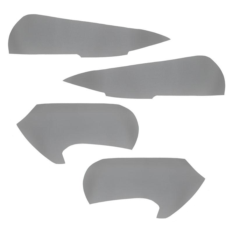 4 шт., чехол для дверной панели из микрофибры для Ford Focus 2009 2010 2011 2012 2013 2014, накладка на подлокотник внутренней двери автомобиля
