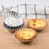 Egg Tart Mold 10pcs Aluminium Alloy Cupcake Egg Tart Fruit Tart Mold
