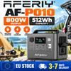 AFERIY AF-P010 800 Вт 512 Втч Портативная электростанция, ИБП на LiFePO4, Солнечный генератор для кемпинга, дома на колесах, чрезвычайных ситуаций