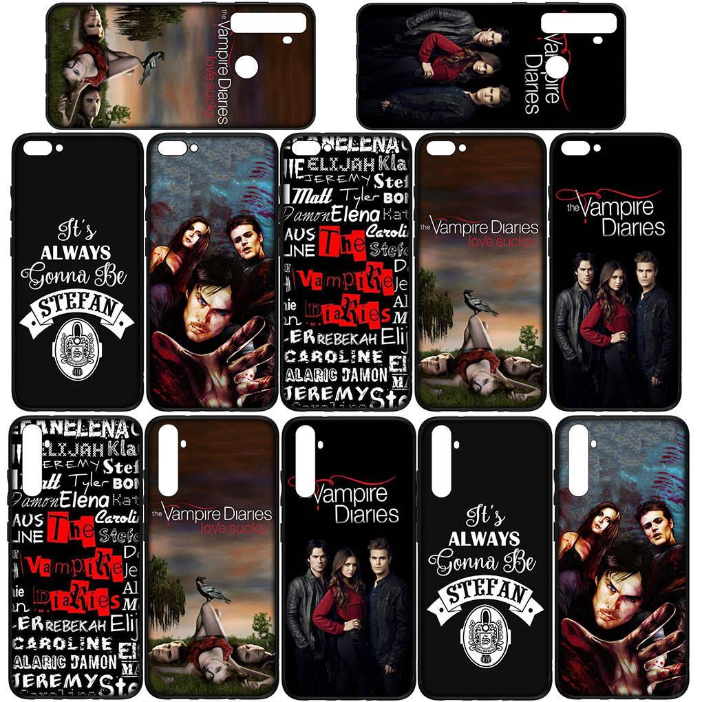 Чехол для iPhone 15 14 Xiaomi Redmi Note 13 12 11 Pro Max X 8 7 9 XR Samsung Galaxy S24 S23 A05 OPPO A15 Huawei Дневники вампира телефон чехол