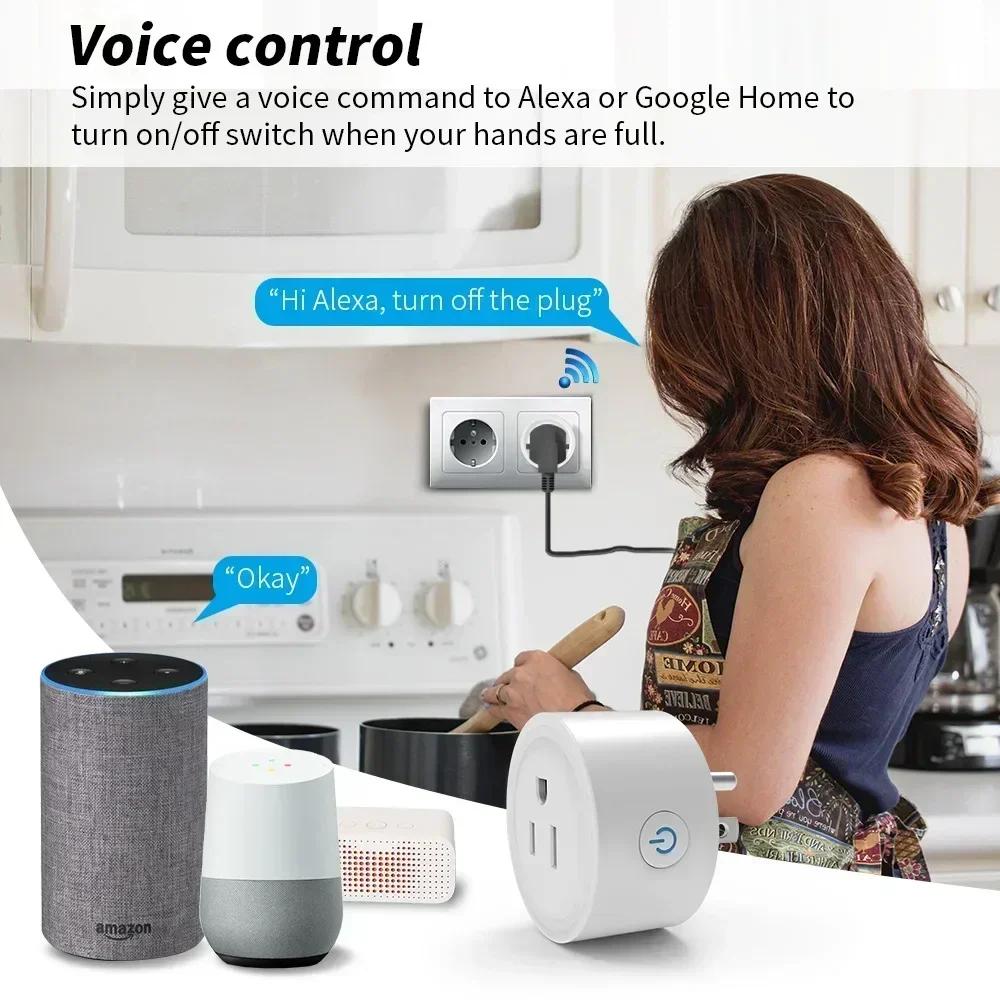 Умная Wi-Fi розетка CozyLife, стандарт США, 10 А, умный дом, Wi-Fi розетка, работает с Alexa, Google Home, удаленное управление бытовой техникой