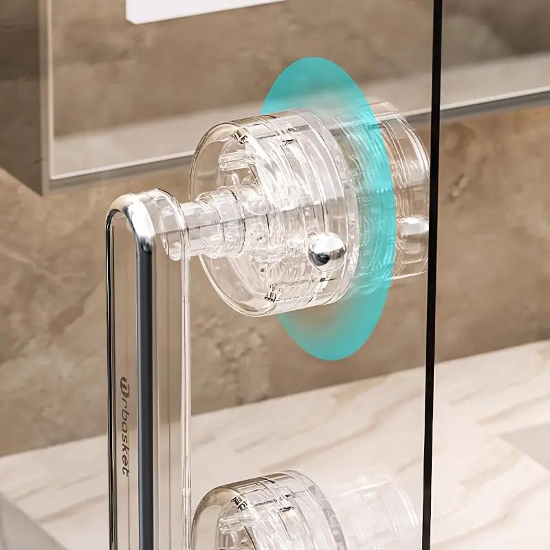 1 шт. Ручка для стеклянной двери на присоске, без сверления, для ванной комнаты, раздвижной двери, прочный поручень, ручка для окна, дверцы шкафа, холодильника