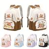 Cute Capybara Peripheral Capybara Printed Fashion Children's School Bag Cross-border Korean Edition Student Ridge Backpack