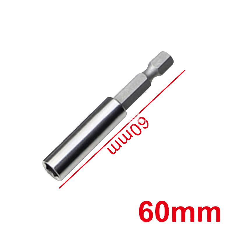 Hexagonal Handle Extended Connecting Rod Magnetic Screw Bits Extension Rod Long Handle Screwdriver Tip Holder Non-Slip Hand Tool
