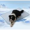 Summer Pet Cooling Mat Ice Silk Polyester Cool Pad No Leaking Gel Washable Dog Cat Bed Breathable Cushion for Hot Weather Relief