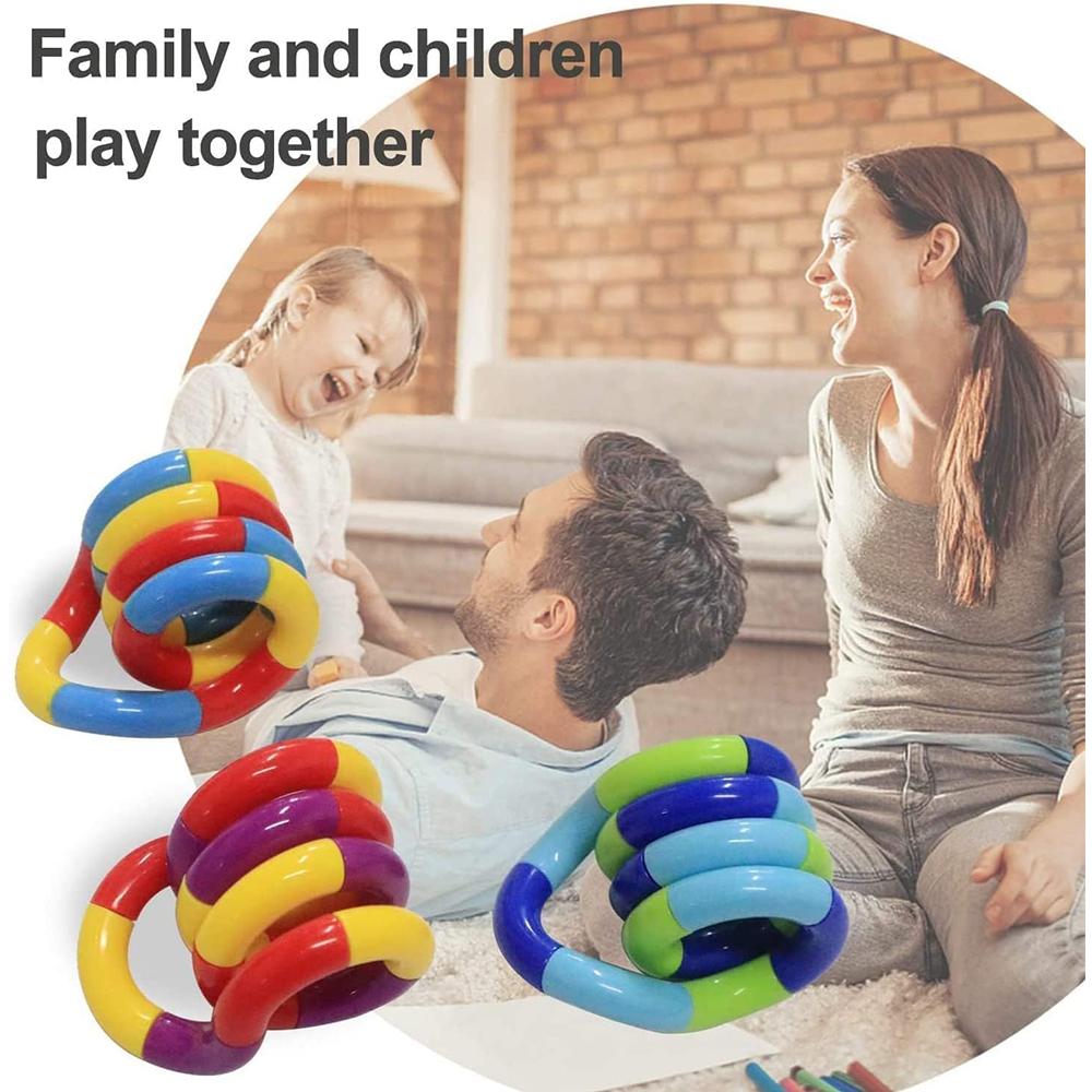 5 шт. Тихие сенсорные игрушки-непоседы, разноцветные крутилки для релаксации