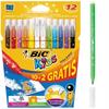 FLAMASTRY 12KOL. BIC KIDS MAGIC 10+2 4085