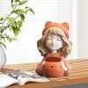 Статуя девушки, настольный орнамент, держатель для ручек, креативная современная декоративная фигурка, чаша для ключей для стола