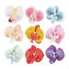 9 Pieces Tropical Orchid Hair Clips, Butterfly Barrettes, Colorful Clip for