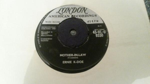 7-дюймовая пластинка ERNIE K-DOE - Тёща / Разыскивается $10 000,00 R 45HLU9330 London Records, 1960 Великобритания Блюз Б/У
