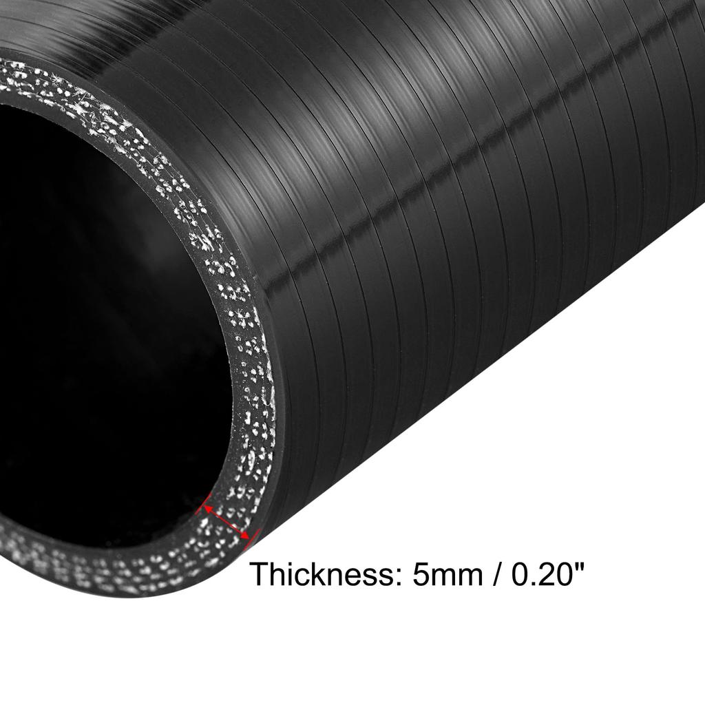 XAUTOHAUX Силиконовый шланг промежуточного охладителя Силиконовый шланг разного диаметра Силиконовый шланг Силиконовая труба Шланг радиатора Внутренний диаметр 51 мм 51765 мм Выхлоп