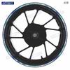 For CBF125 CBF 125 Motocycle Accessories Wheel Hub Sticker Front And Rear 17-inch Decal Reflective Rim Decoration Stickers