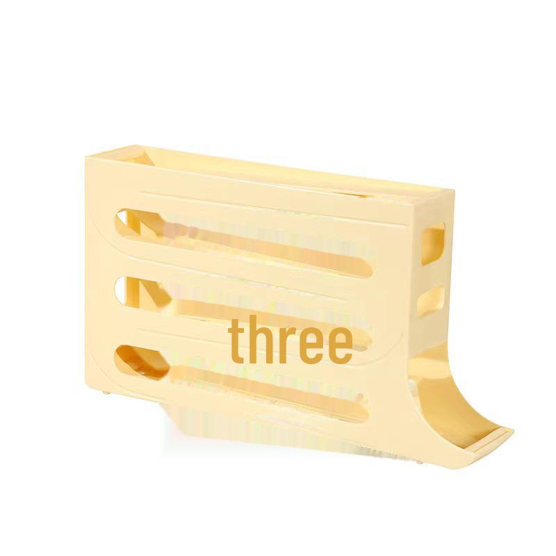 Четырехслойный выдвижной ящик для хранения яиц на дверь холодильника