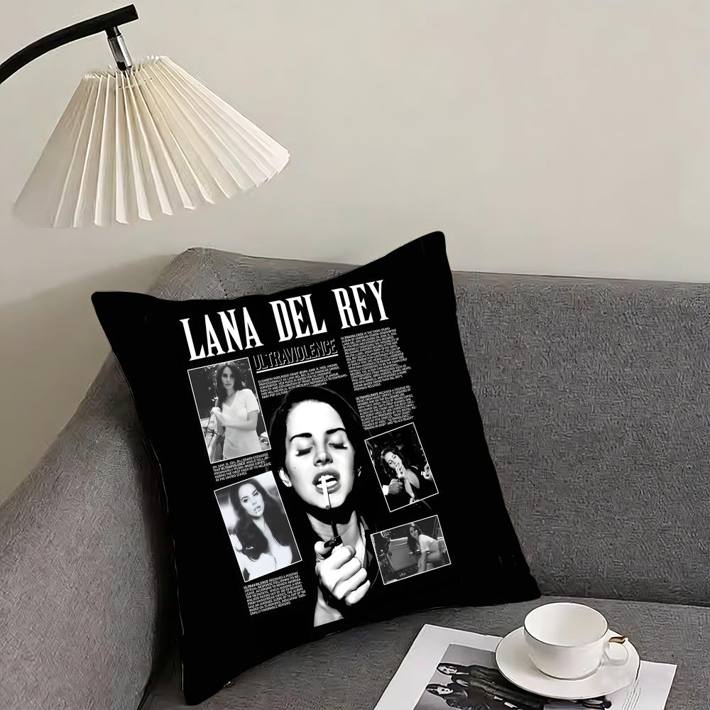 LLana DelL Ray Singer Cushion Cover Pillowcase Ultra Soft Skin Friendly Fabric Cloud Like Comfort Concealed Zipper
