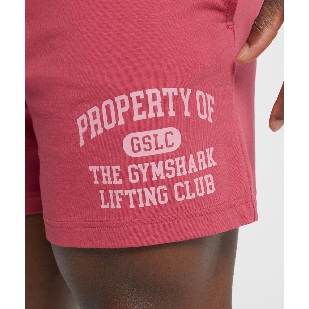 Gymshark Lightweight Jersey Shorts Vintage Pink A5a6j Kb0v