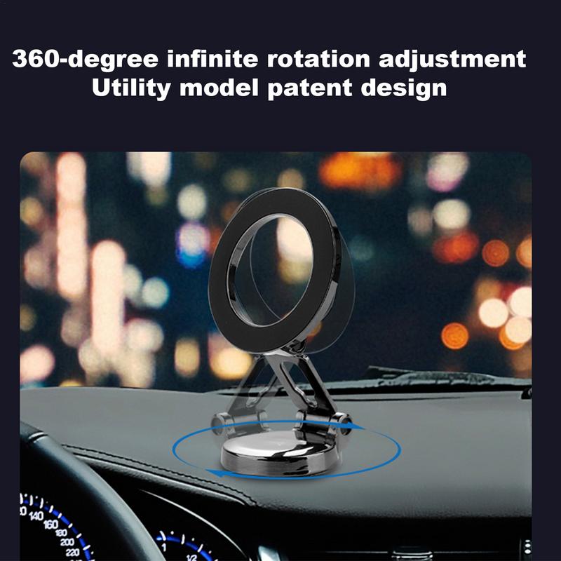 Магнитный держатель телефона для автомобиля, складной держатель мобильного телефона для приборной панели автомобиля, магнитный держатель телефона для автомобильного держателя телефона, крепление на приборной панели