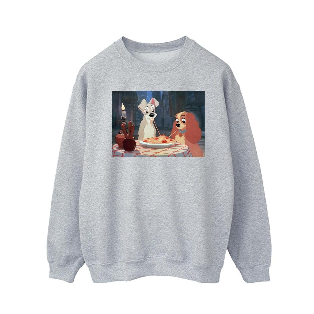 Disney Мужская толстовка с изображением спагетти Lady And The Tramp