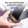 Universal Car Seat Belt Clip Anti-Scratch Buckle Protector Cover For Renault Clio Arkana Captur Twingo Talisman RS Logan Duster RR8
