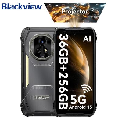 Blackview Проектор XPLORE 2 5G Защищенный уличный проектор с 100-дюймовым экраном 4 нм MediaTek Dimensity 8300 Аккумулятор 20 000 мАч и 467 лм Лампа для кемпинга