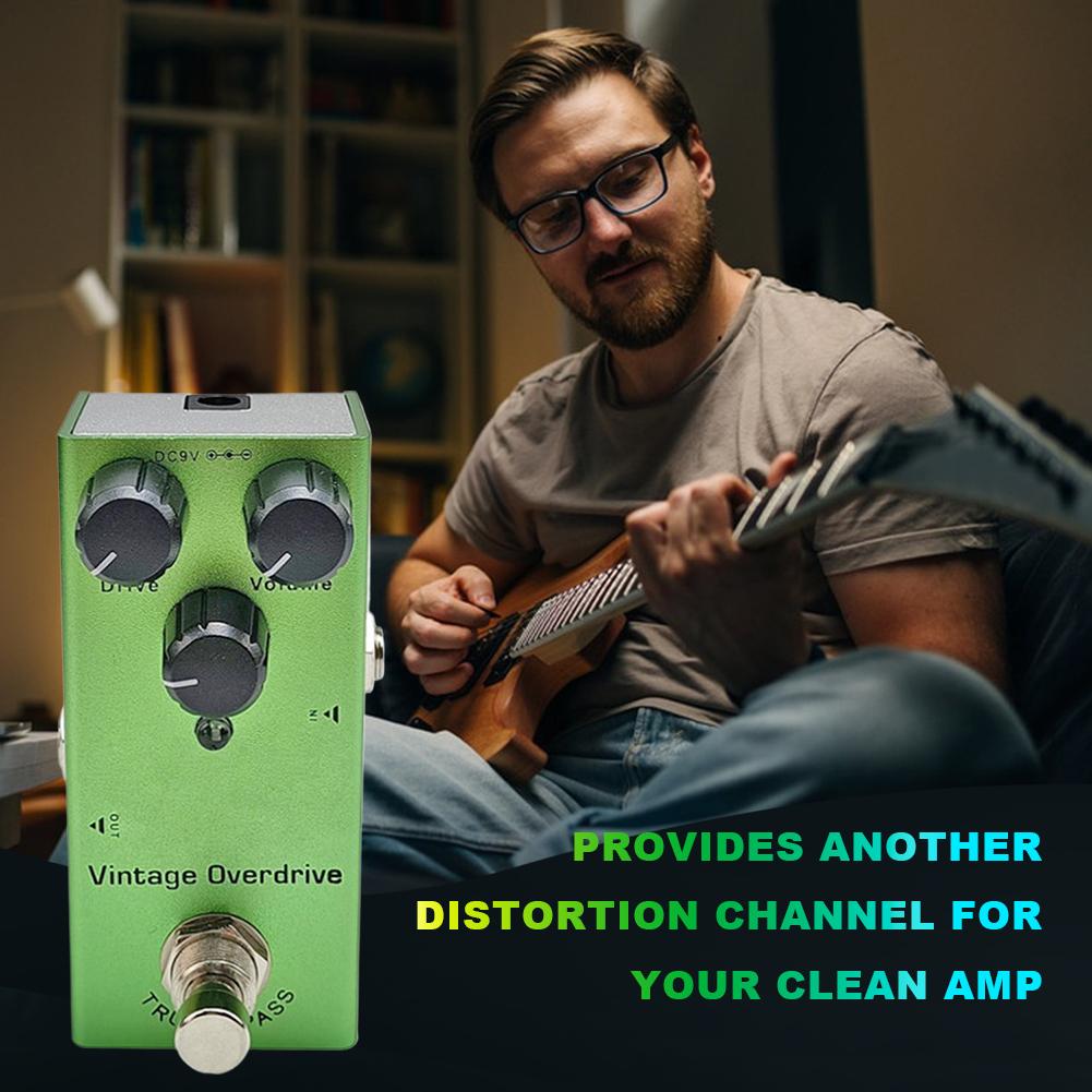 Mini Single Type Electric Guitar Effect Pedal Overdrive/Distortion/Chorus/Tremolo/Delay for Electric Guitars