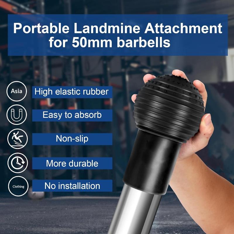 Landmine Attachment For Barbell Easy To Use With 360° Rotation Attachment For 2 Inch Barbell Protective Cover For Home Gym