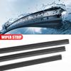 14" - 28" Car Wiper Blade Insert Natural Rubber Strip 10mm Windscreen FR Wipe Car Accessories