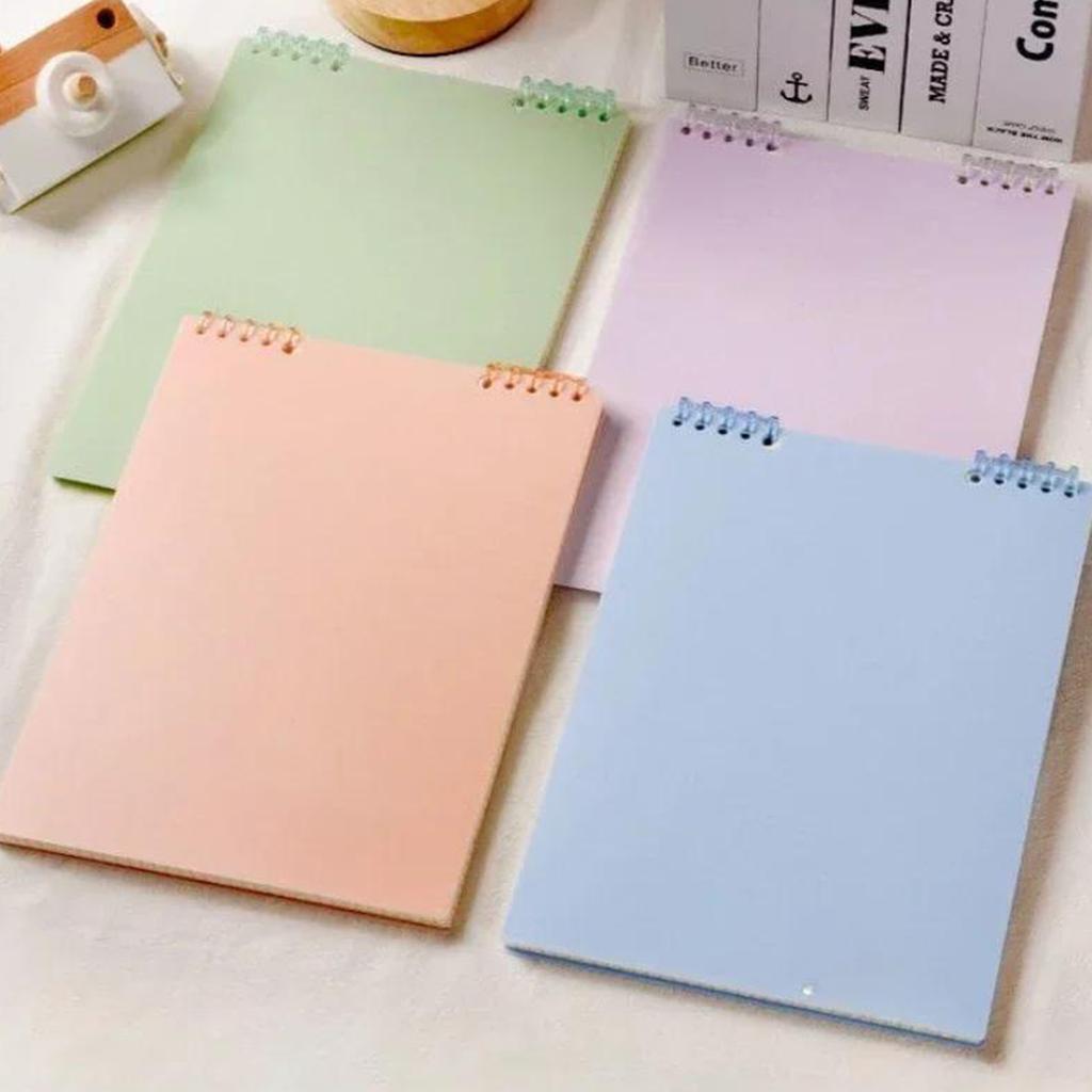 60 листов плотного блокнота премиум-класса - спиральный переплет, обложка из полипропилена с линейными страницами, подходит для студентов и профессионалов