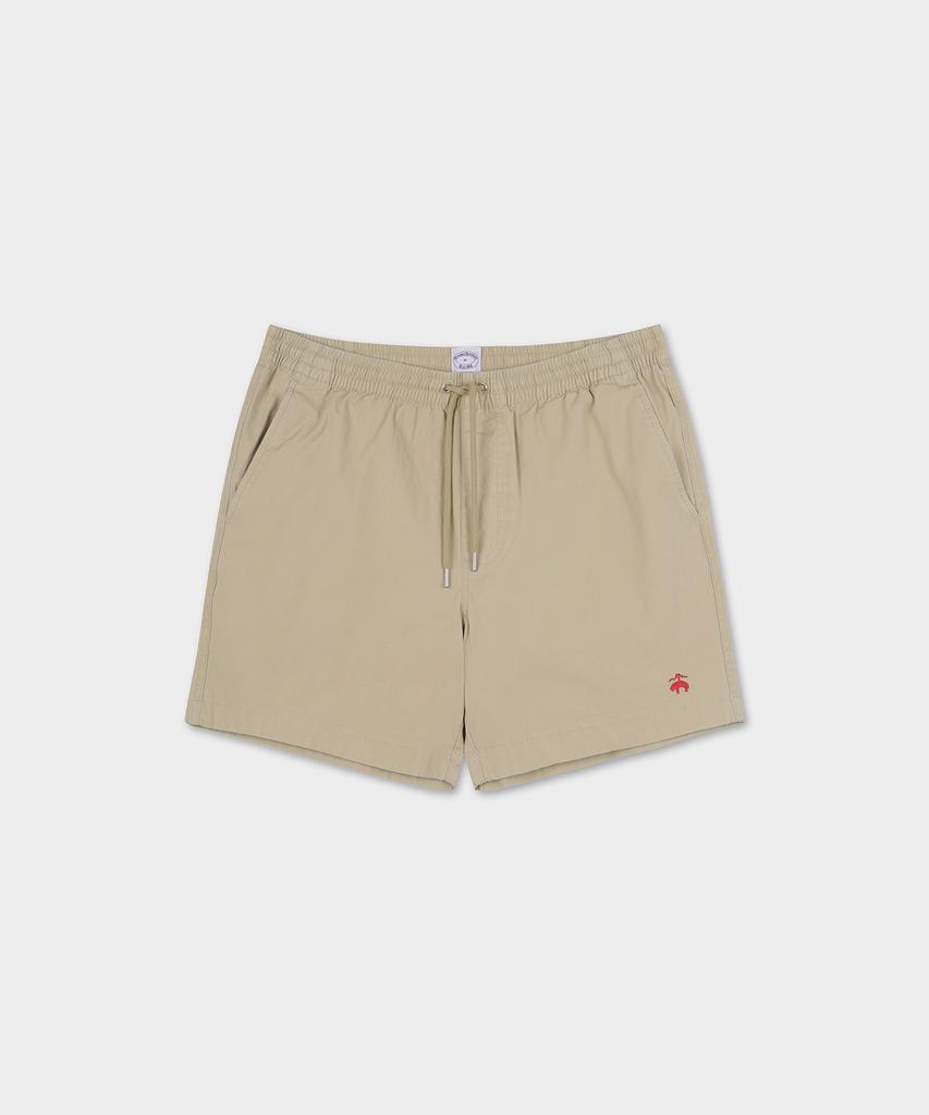 Брюки-шорты Brooks Brothers Friday однотонные (бежевый) (Bbpsmn8942Zfm)