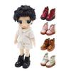 Mini 1/12 Bjd Doll Leather Shoes High-top 1/12 Bjd Doll Boots OB11 Doll Shoes  Holala