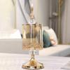 With Lid Crystal Glass Storage Jar European Gold-plated Storage New Rose Candy Jar