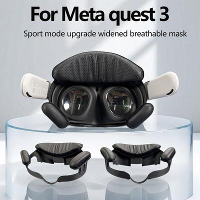 Кронштейн лицевого интерфейса для Meta Quest 3, улучшение для спортивного режима, дышащая рамка лицевой накладки, VR-аксессуары