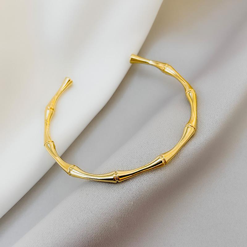 Stainless Steel Bracelets Vintage Men's Fashion Woven Twist Texture Bangles For Women Zircon Statement Streetwear Goth Gifts