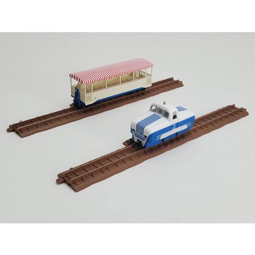 Railway Collection Tetsuro Narrow Gauge 80 Memories of Seibu Railway Yamaguchi Line B12 + Open Deck Passenger Car Type 2-Car Set (Diorama Supplies)