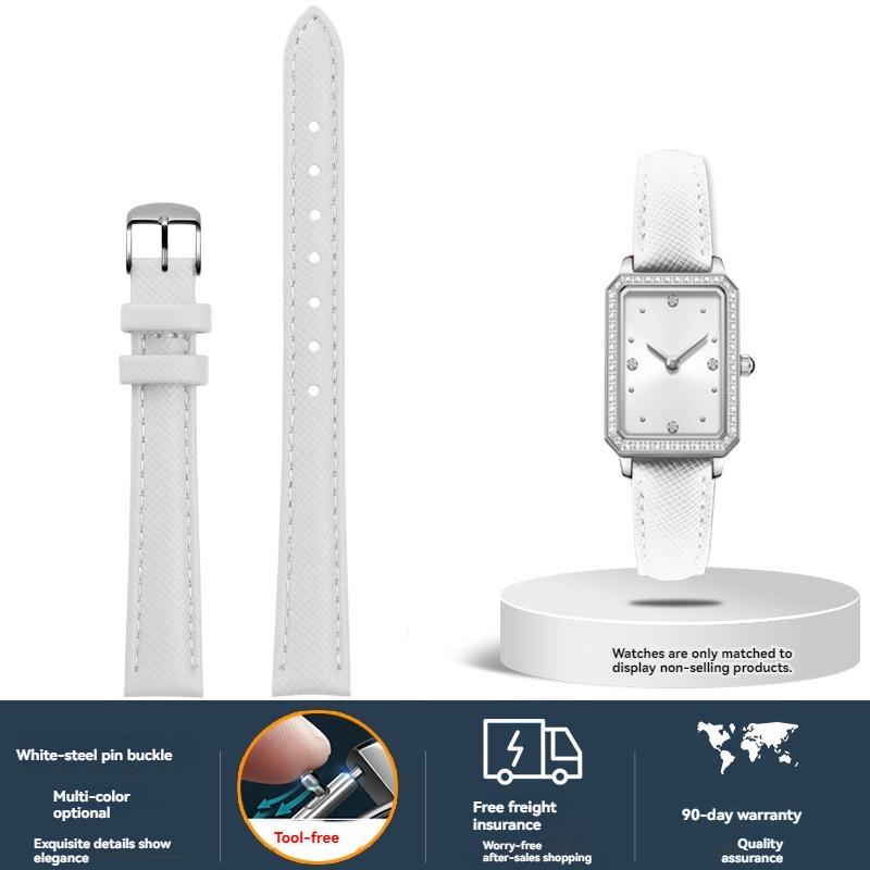 Женский ремешок из коровьей кожи для часов Fiyta DW Fossil Casio Longines, телячья кожа, 10 мм 12 мм 14 мм 16 мм 18 мм, браслет, Черный Зеленый Красный