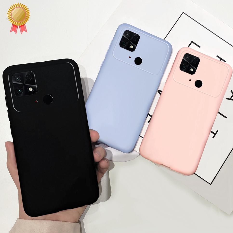 For Xiaomi Poco C40 Case Solid Color Liquid Silicone Shockproof TPU Soft Cases ON Xiaomi Poco C40 C 40 Back Cover Bumper Fundas